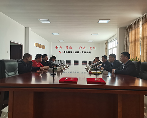 泰山石膏戰(zhàn)略合作伙伴項目